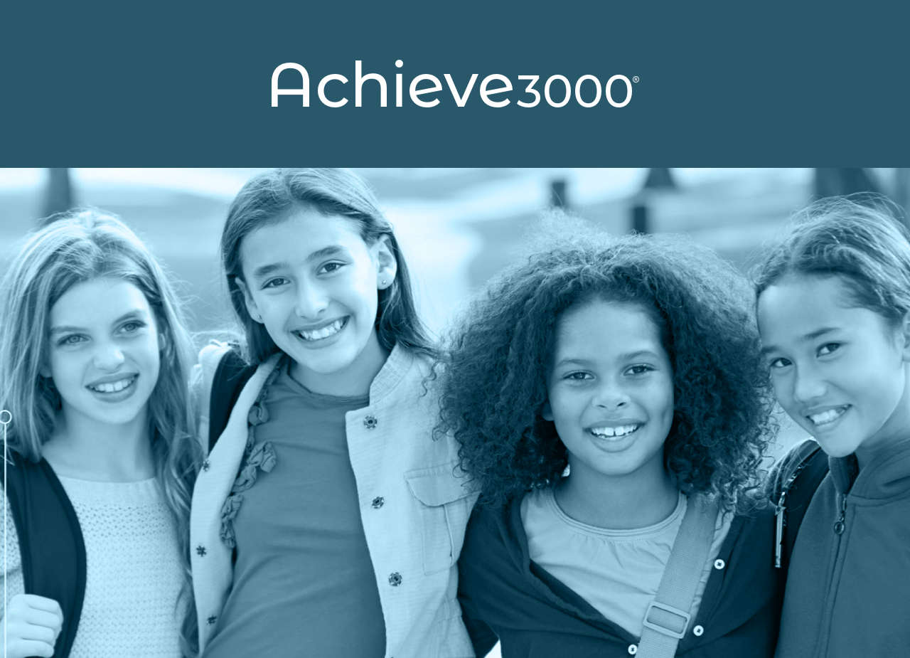 Achieve3000. 2 women smiling in grayscale photography