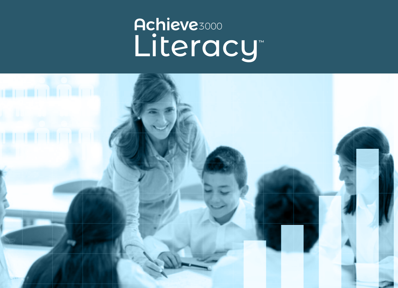Achieve Literacy. Man and woman sitting on chair